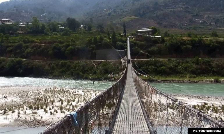 Suspension Bridge Punakha