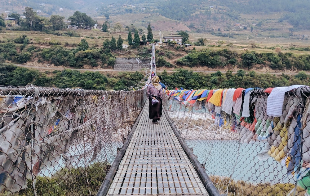 Punakha Suspension Bridge Bhutan