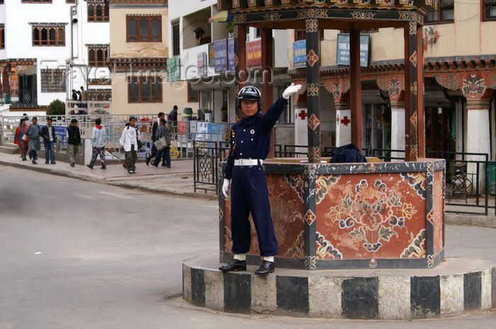 Thimphu traffic police